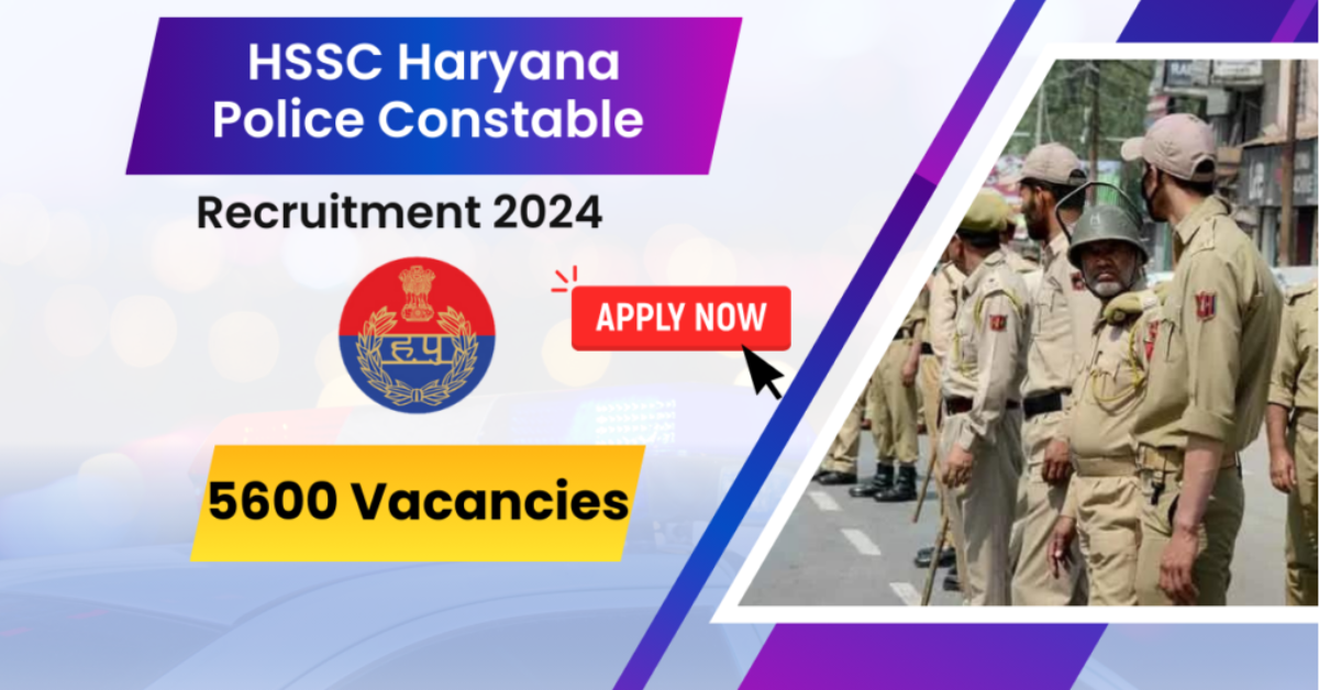 Haryana Police Recruitment 2024 : हरियाणा पुलिस भर्ती 2024